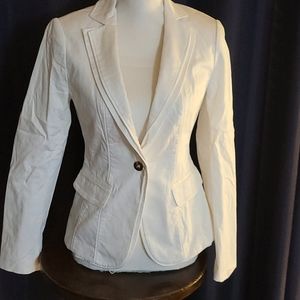 White House Black Market sz 4 White sports jacket
